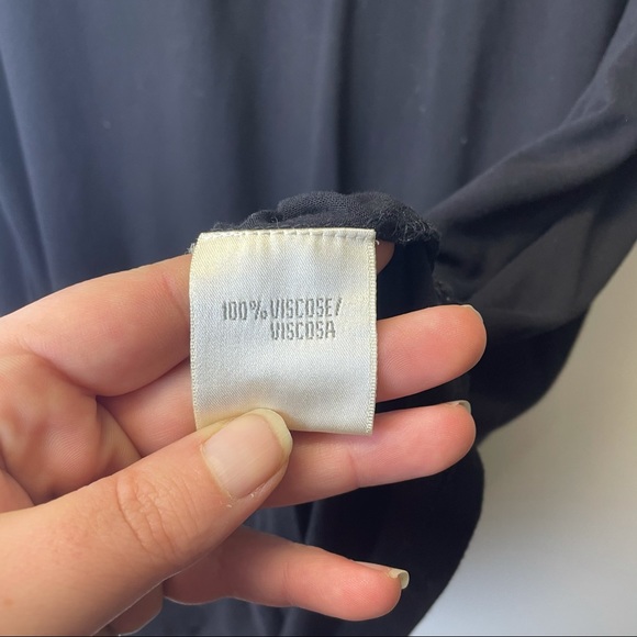 Beading detail black tang top - Picture 4 of 4